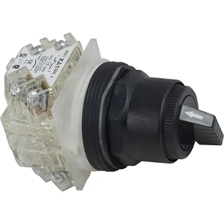 Produktfoto 1 von Schneider Electric Harmony 9001 SK Wahlschalter 3-Stufen Standardgriff 30 mm IP66, 2 Wechsler