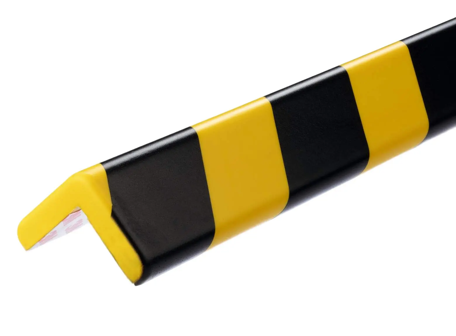 Produktfoto 1 von Durable Polyurethanschaum Stoßschutz Ecke, 40 mm x 1000 mm, Gelb, Schwarz