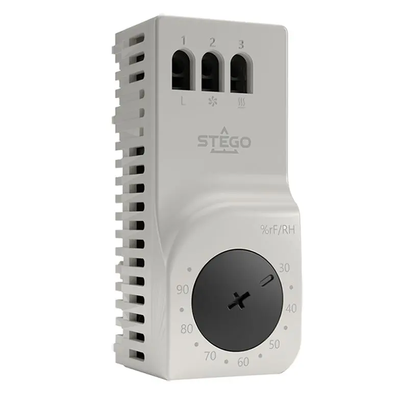 Produktfoto 1 von STEGO MFR 012 Einstellbar Elektronischer Hygrostat 250 V ac, DIN-Hutschiene