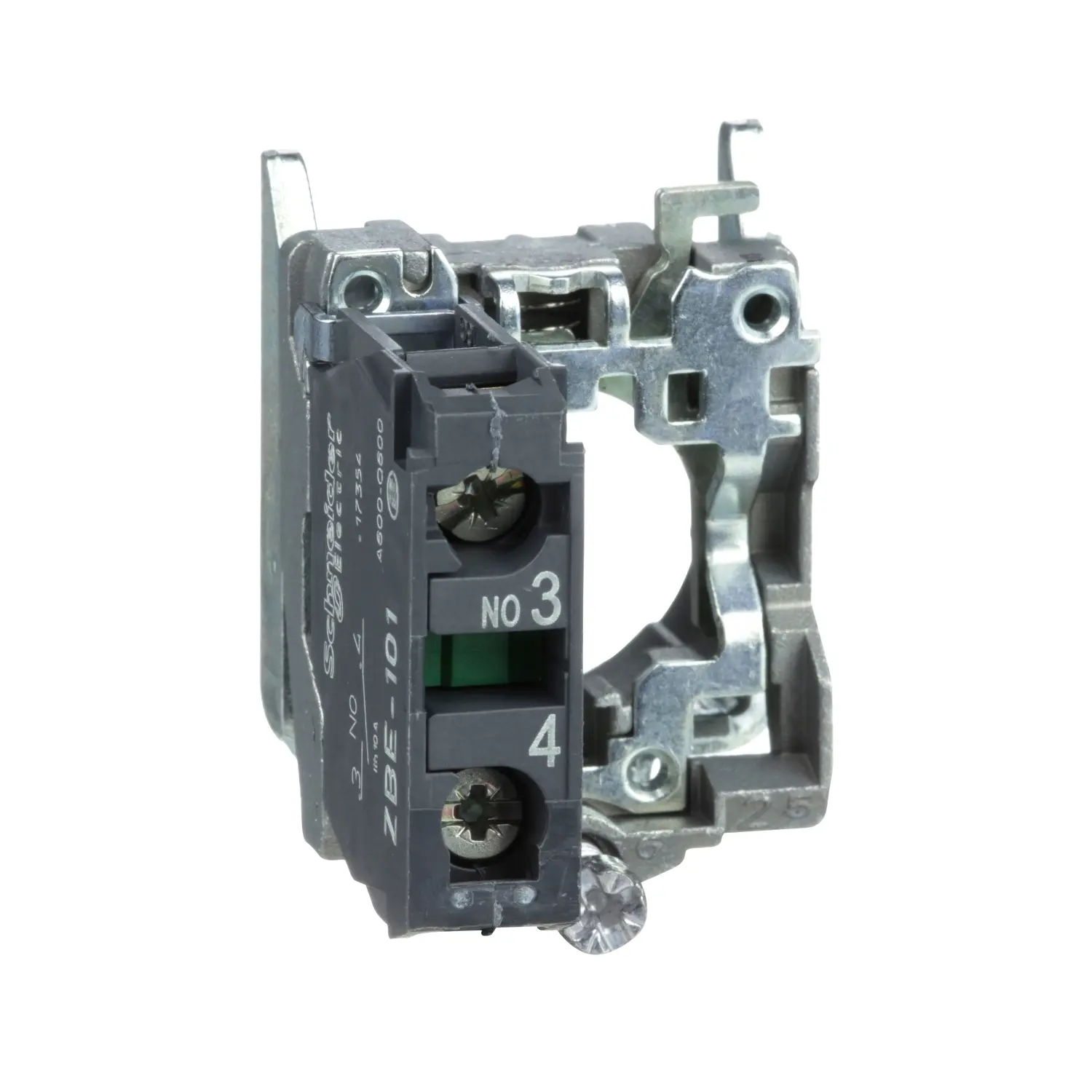 Produktfoto 1 von Schneider Electric Harmony XB Kontaktblock und Lichtblock 1 Schließer 250V Schraubanschlussklemme