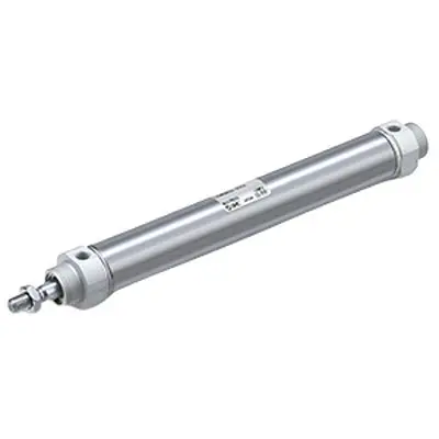 Produktfoto 1 von SMC CM2 10-CDM2B25TF-265Z Kompakte Druckluftflasche 265 mm Doppeltwirkend, Bohrung Ø 25 mm