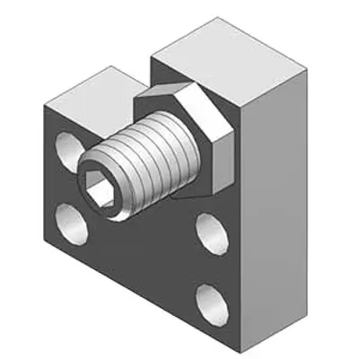 Produktfoto 1 von SMC MXQ Stoßdämpfer 20 mm / 60 °C
