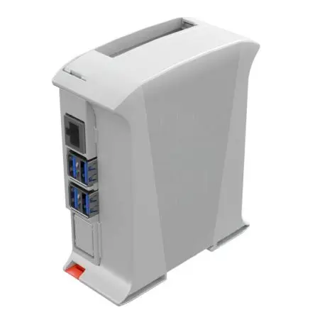 Produktfoto 1 von Italtronic Raspberry Pi 5 Raspberry Pi Gehäuse passend für Raspberry Pi Serie ABS Hellgrau