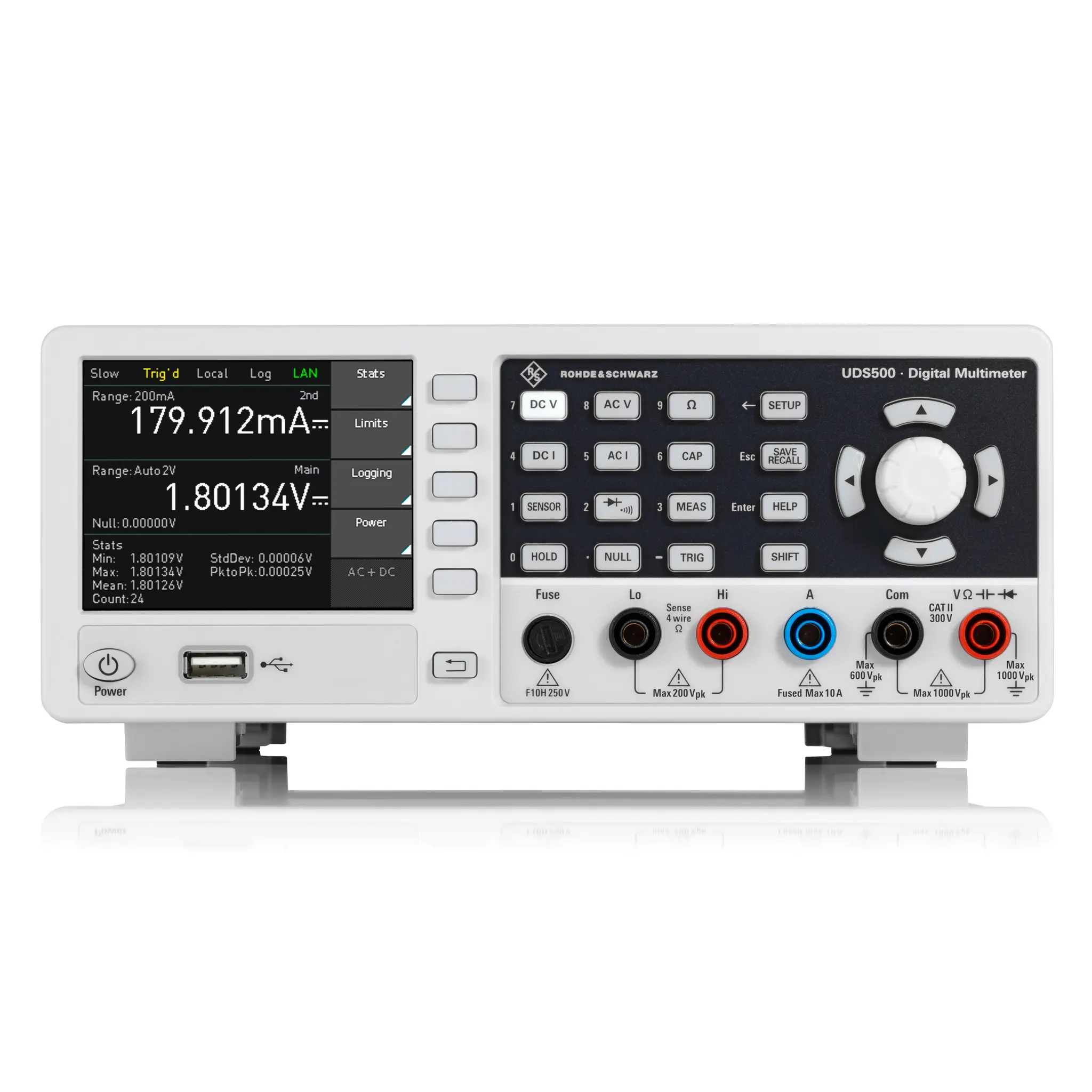Produktfoto 1 von Rohde & Schwarz UDS500-G R&S UDS DIGITAL MULTIMETER Digital Digital Digital-Multimeter Echteffektivwert 750 V ac / 10 A