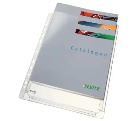 Produktfoto 1 von Leitz Dokumentenfach für Papiergröße A4+ Klar H. 1 mm B. 236mm