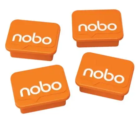 Produktfoto 1 von Nobo Whiteboard-Magnet, Orange, 54 g