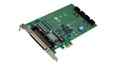 Produktfoto 1 von Advantech 32 Anschl. PCI-Express Netzwerkkarte D-Sub