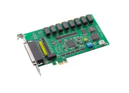 Produktfoto 1 von Advantech 8 Anschl. PCI-Express Netzwerkkarte D-Sub