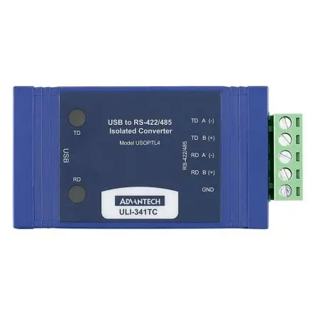 Produktfoto 1 von Advantech Schnittstellenkonverter, USB, Verbindungsklemme, Buchse