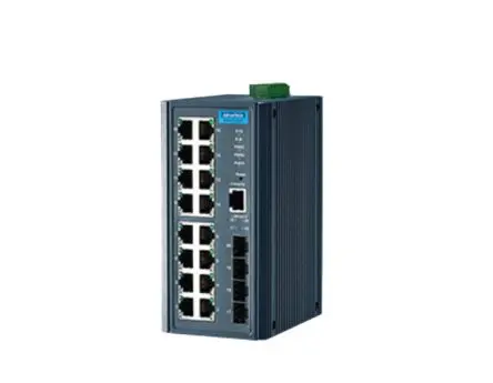 Produktfoto 1 von Advantech EKI-7720G Industrial-Ethernet-Switch 20-Port Managed 1000Mbit/s