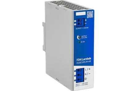 Produktfoto 1 von TDK-Lambda D1SE120 DIN-Schienen Netzteil DIN-Hutschiene 250V ac/dc Wechselstrom/Gleichstrom / 5 A 24V dc DC 120 W