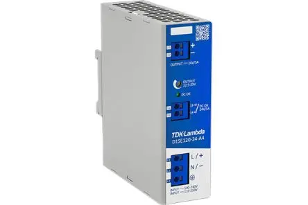 Produktfoto 1 von TDK-Lambda D1SE120 DIN-Schienen Netzteil DIN-Hutschiene 250V ac/dc Wechselstrom/Gleichstrom / 5 A 24V dc DC 120 W