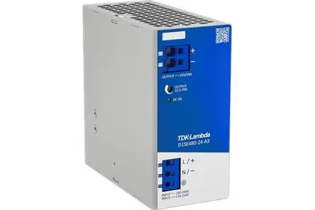 Produktfoto 1 von TDK-Lambda D1SE480 DIN-Schienen Netzteil DIN-Hutschiene 250V ac/dc Wechselstrom/Gleichstrom / 20 A 24V dc DC 480 W