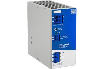 Produktfoto 1 von TDK-Lambda D1SE480 DIN-Schienen Netzteil DIN-Hutschiene 250V ac/dc Wechselstrom/Gleichstrom / 20 A 24V dc DC 480 W
