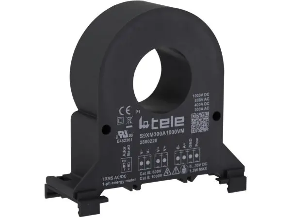 Produktfoto 1 von Tele S6XM50A1000VM Leistungsmessgerät 1-phasig 250mA - 50A, 9 to 30 V dc