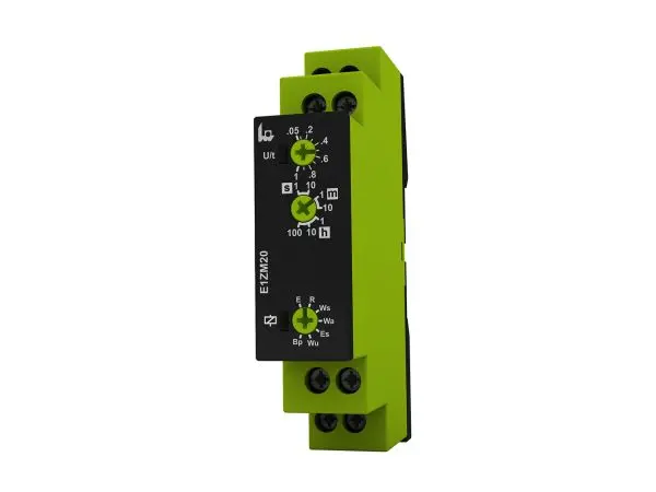 Produktfoto 1 von Enya Zeitrelais, DIN-Schienen, 100h, 24 → 240V ac/dc, 2 Kont. 7, SPDT, 1-poliger Schließer