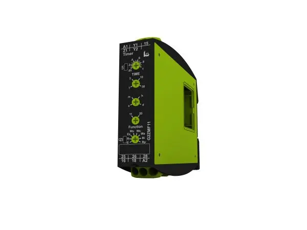 Produktfoto 1 von Tele GAMMA Zeitrelais, DIN-Hutschiene 12 V ac 12V ac, 400 V ac, 2 Kont. 16, 2 Wechsler