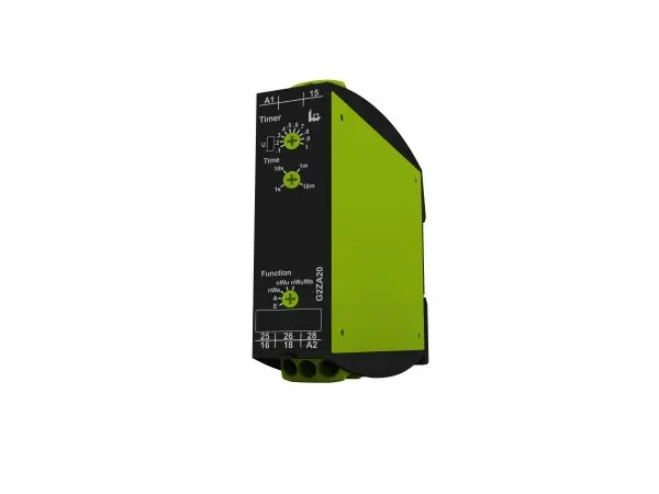 Produktfoto 1 von Gamma Zeitrelais, DIN-Schienen, 10min, 24 → 240V ac, 2 Kont. 5, 2-poliger Wechsler