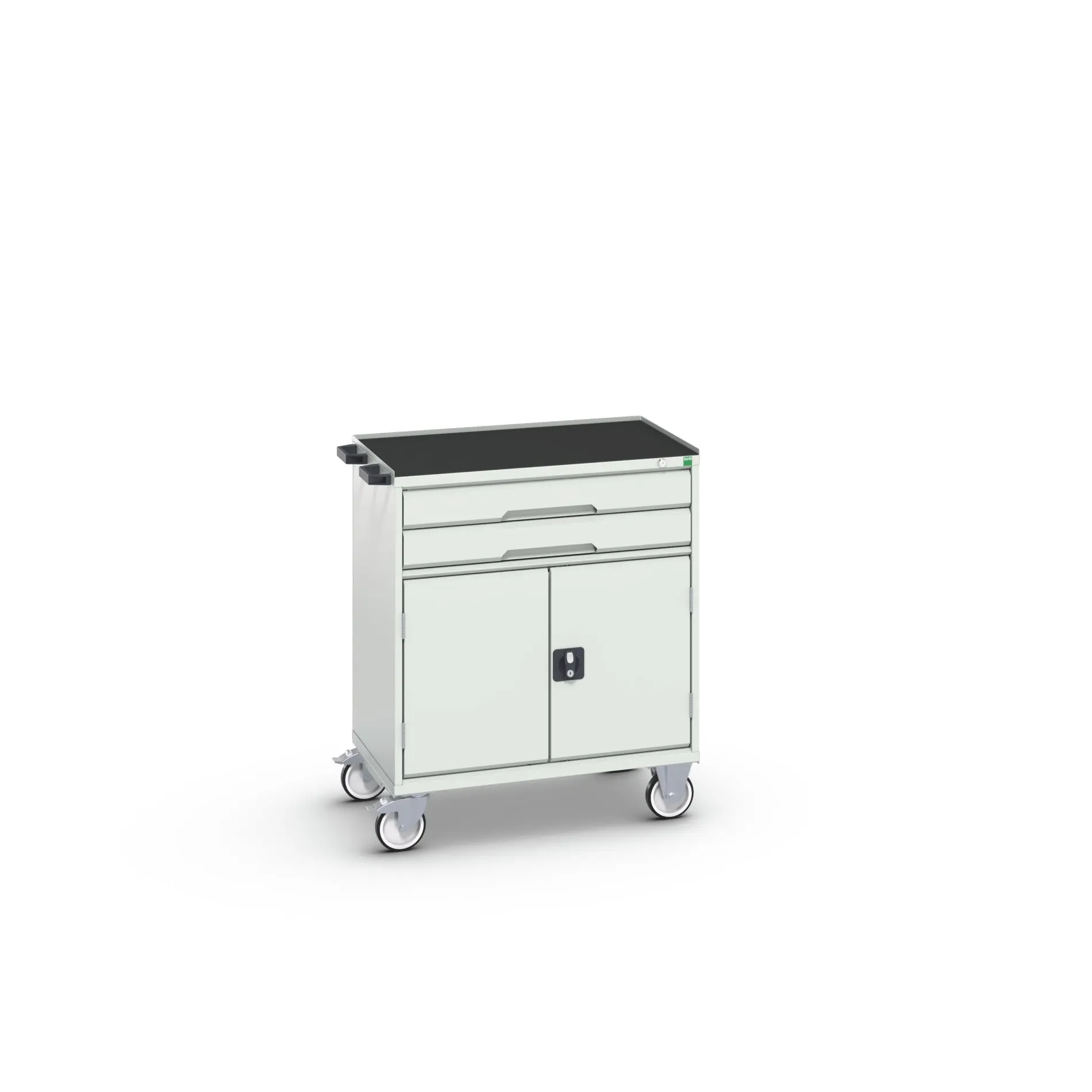 Produktfoto 1 von Bott Aufbewahrungsschrank Typ Beweglicher Schrank Freistehend 2 Tür/en 1 Regal/e 2 Schublade/n 965 mm 80 mm Ja 550 mm