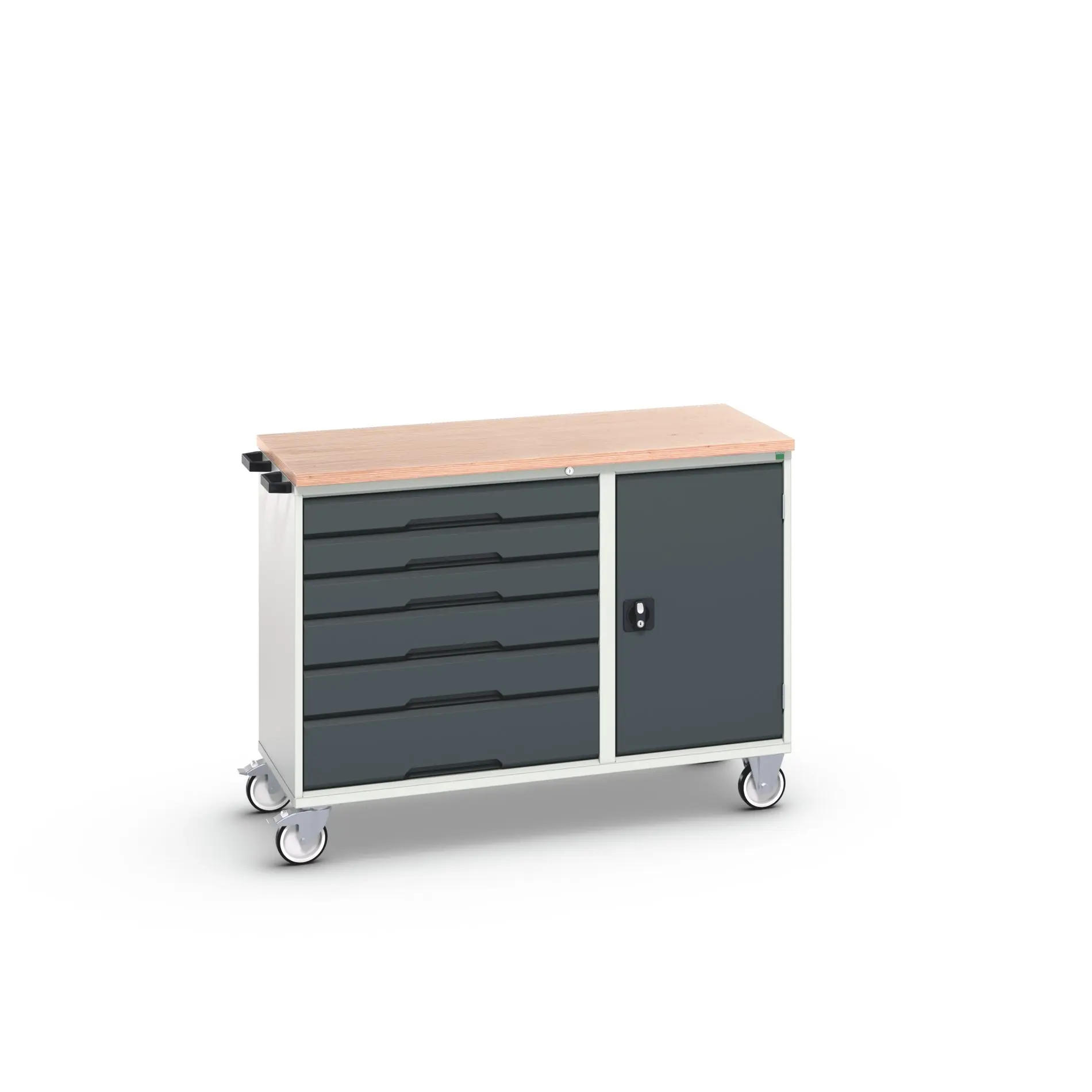 Bott Werkzeugkisten und Werkzeugschränke, Typ Gestellwagen mit Rädern, 980 mm x 1300 mm x 6 mm
