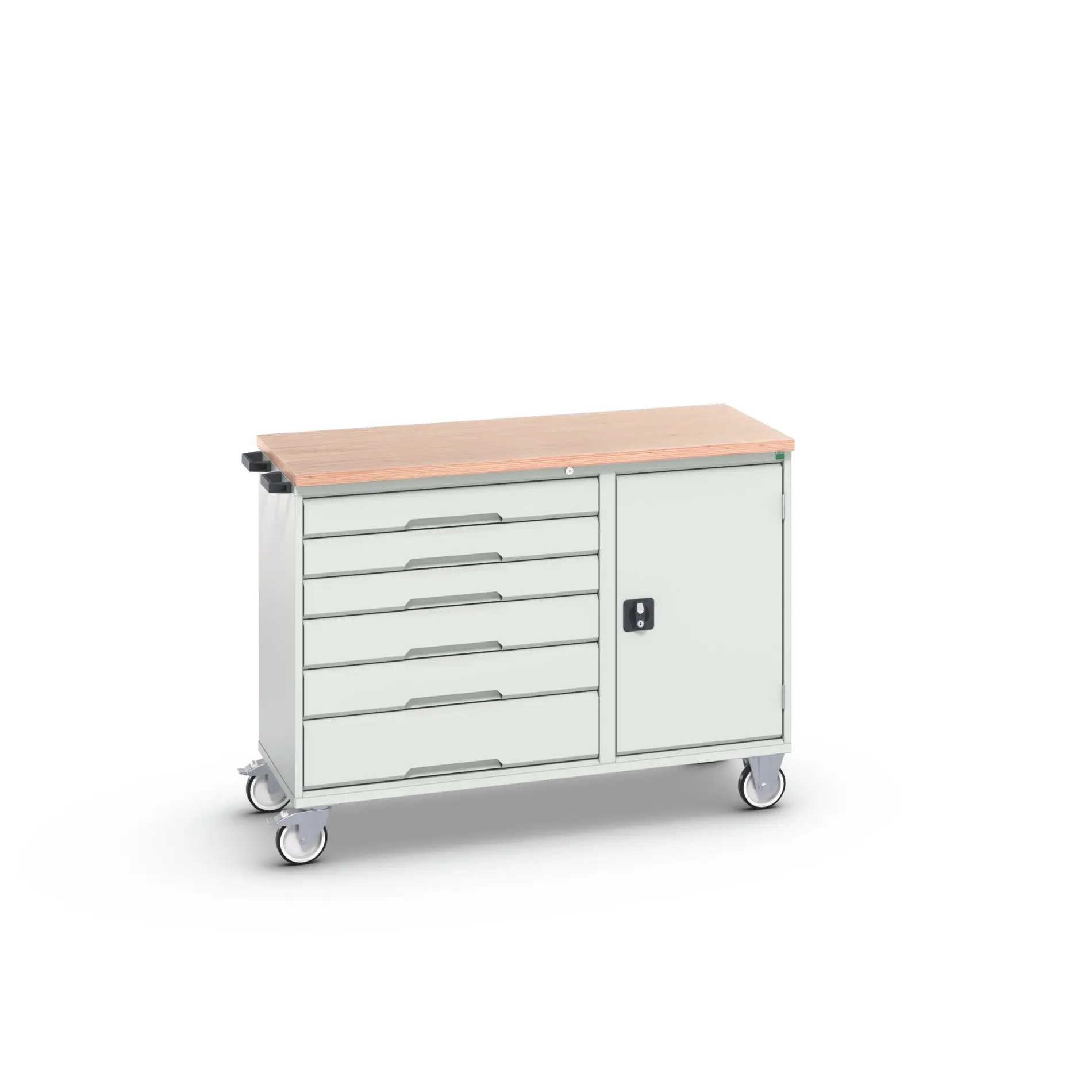Produktfoto 1 von Bott Werkzeugkisten und Werkzeugschränke, Typ Gestellwagen mit Rädern, 980 mm x 1300 mm x 6 mm