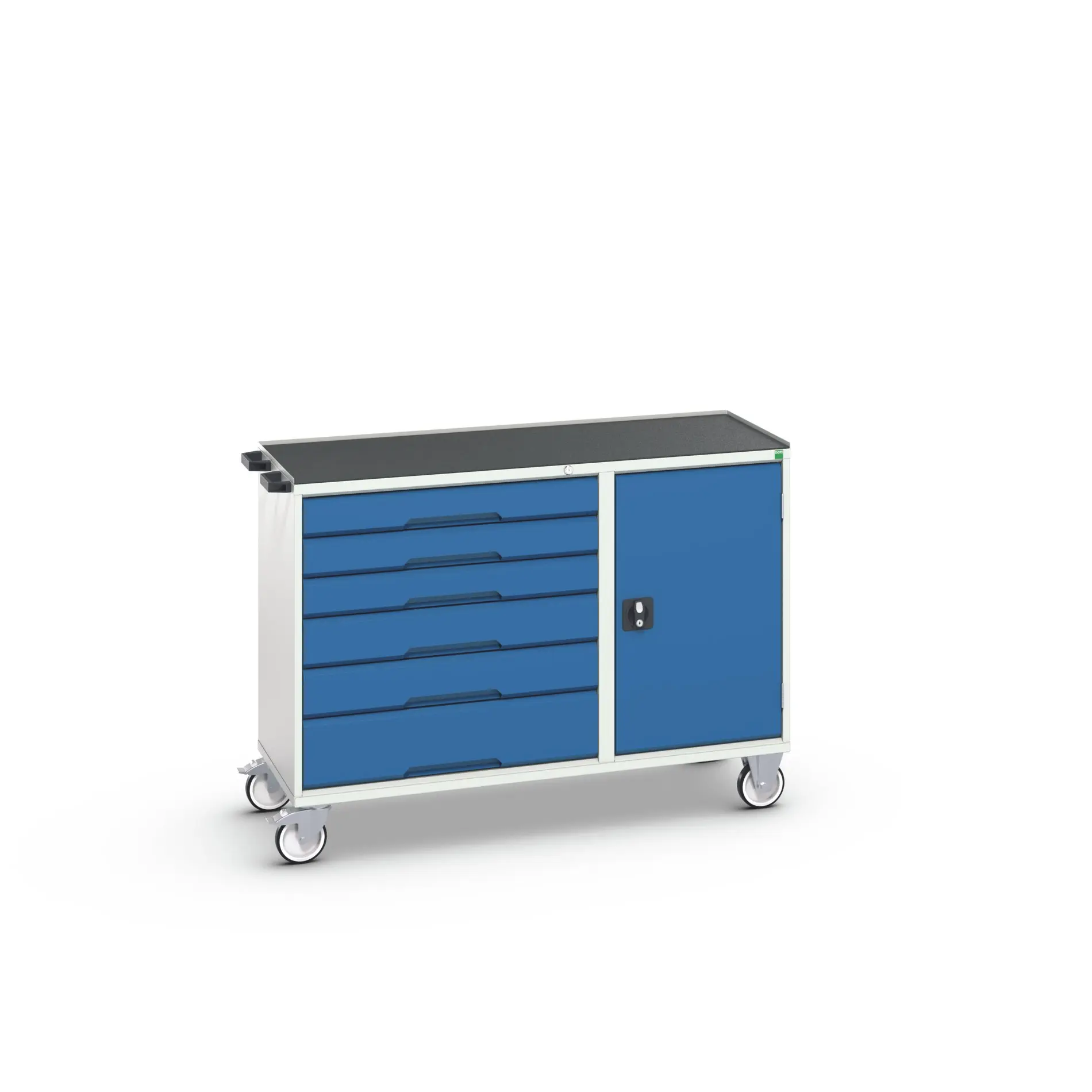 Produktfoto 1 von Trolley, Stahl Rahmen, 1300 x 550 x 965mm, max. 200kg