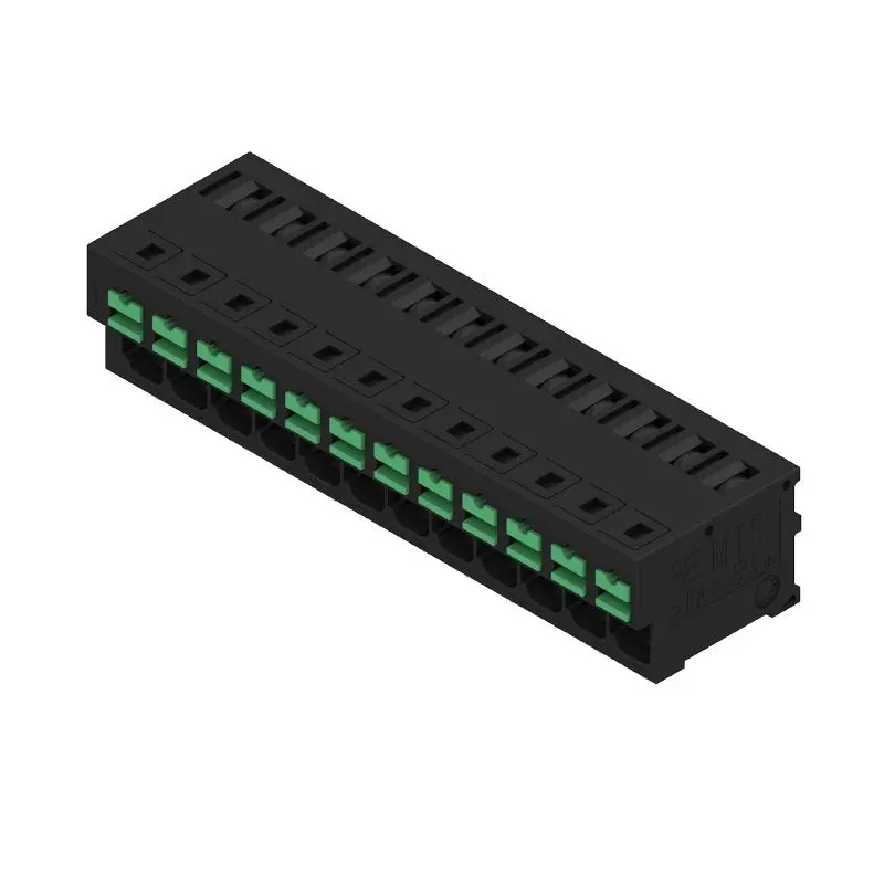 Weidmüller OMNIMATE4.0 Draht-zu-Platine-Anschlussblock 90 °, Leiterplattenmontage, 12-polig / 1-reihig, Raster 5 mm