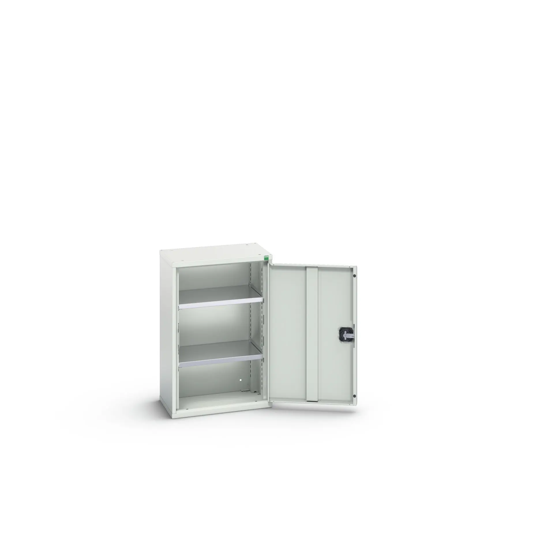 Produktfoto 1 von Bott Aufbewahrungsschrank Typ Wandschrank 1 Tür/en 2 Regal/e 800 mm 525 mm 350 mm Stahlblech
