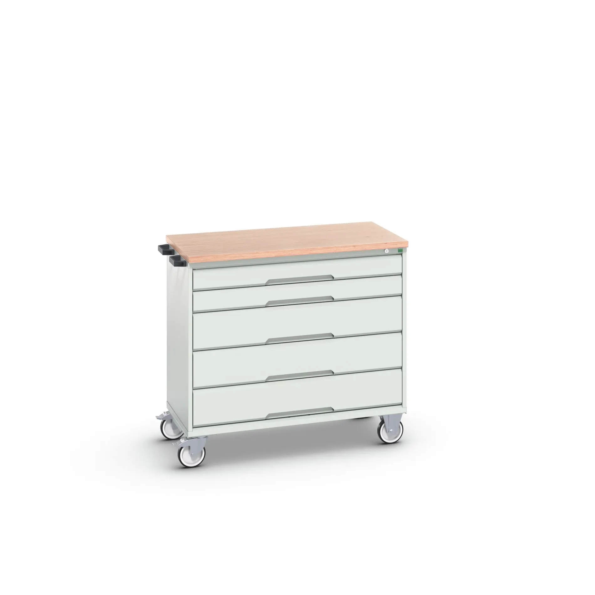 Bott Aufbewahrungsschrank Typ Beweglicher Schrank Freistehend 5 Schublade/n 980 mm 1050 mm Ja 600 mm mit Rädern