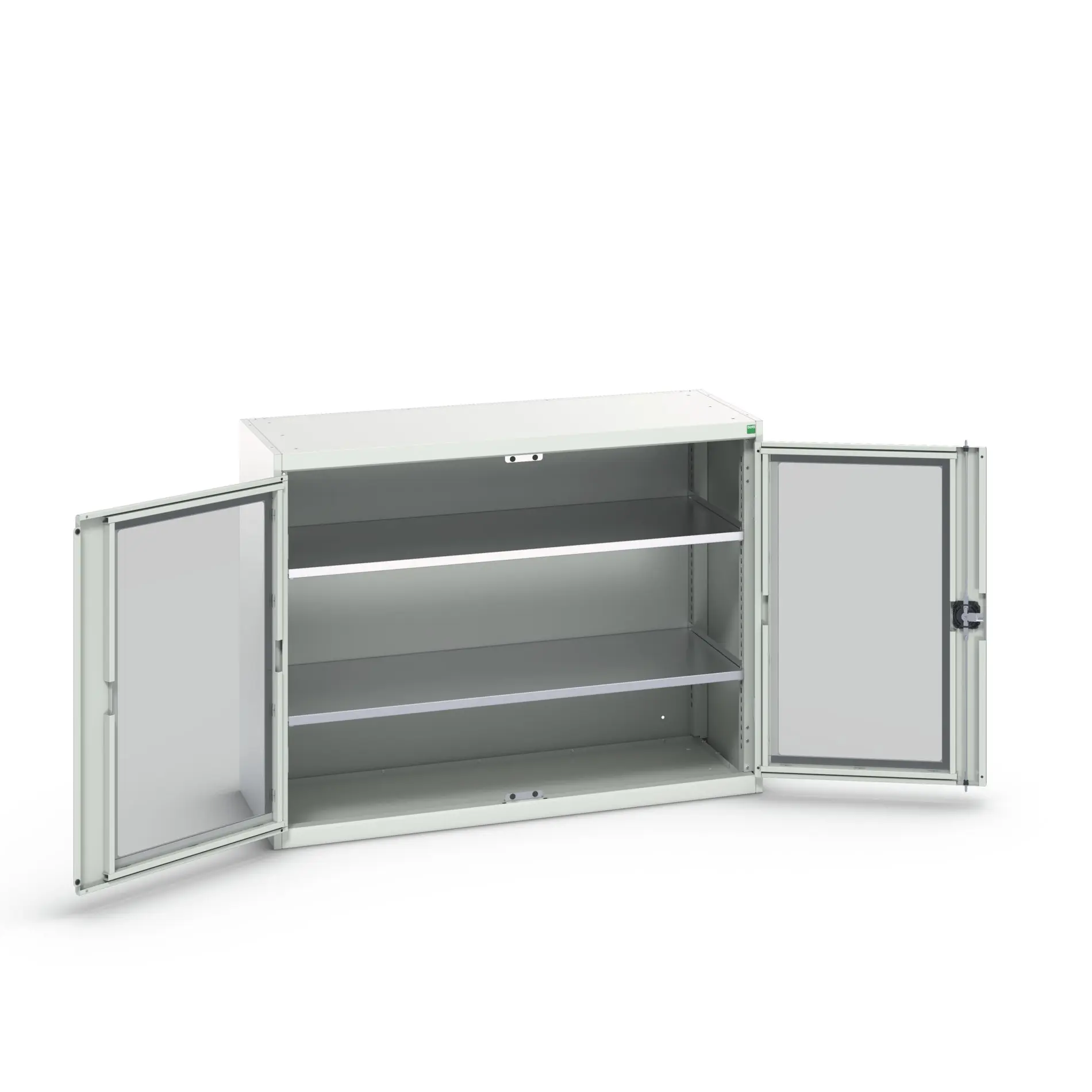 Produktfoto 1 von Bott Aufbewahrungsschrank Typ Regalschrank 2 Tür/en 2 Regal/e 1000 mm 1300 mm Ja 550 mm Stahlblech