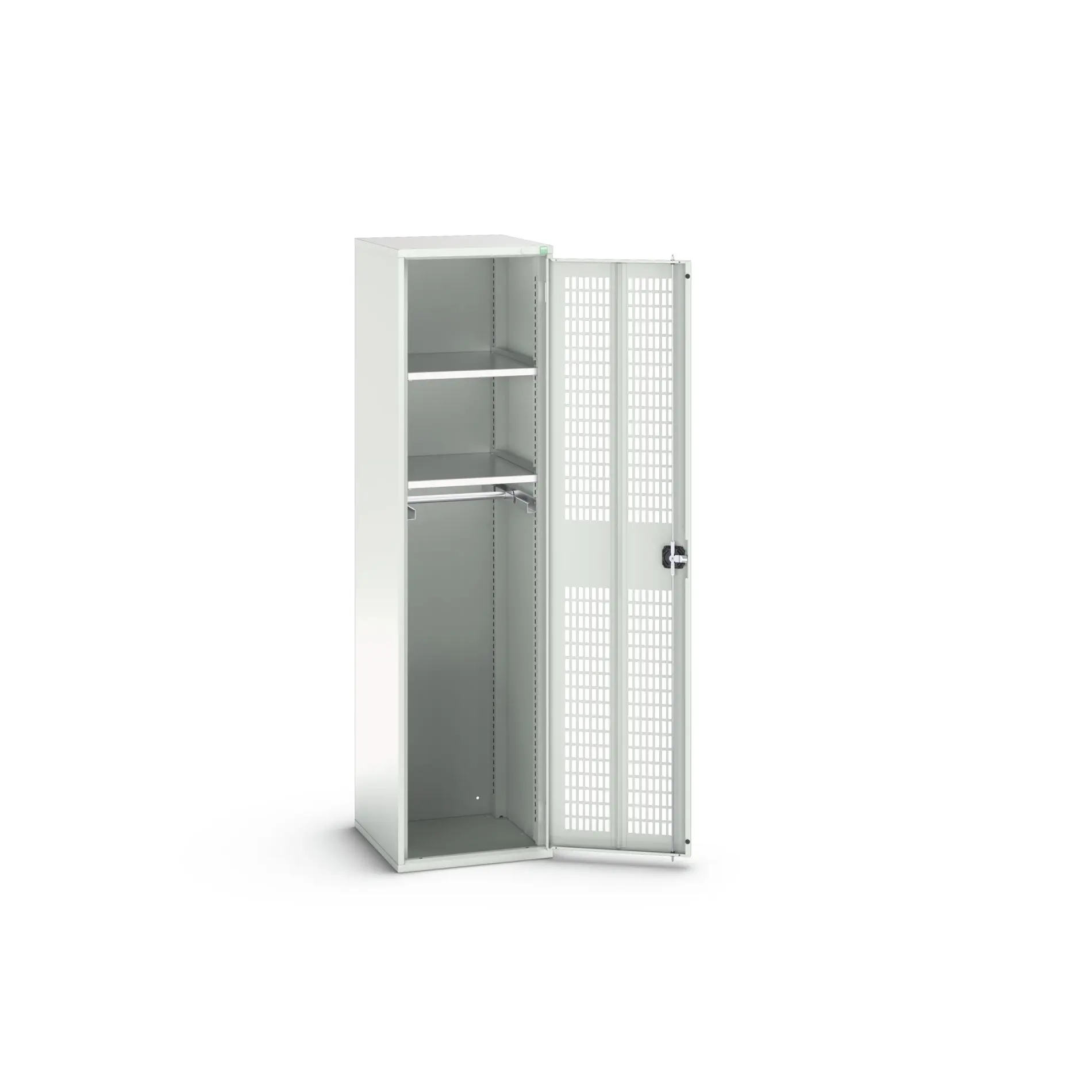 Produktfoto 1 von Bott Aufbewahrungsschrank Typ Bestückter Schrank 1 Tür/en 2 Regal/e 2000 mm 525 mm Ja 550 mm Stahlblech