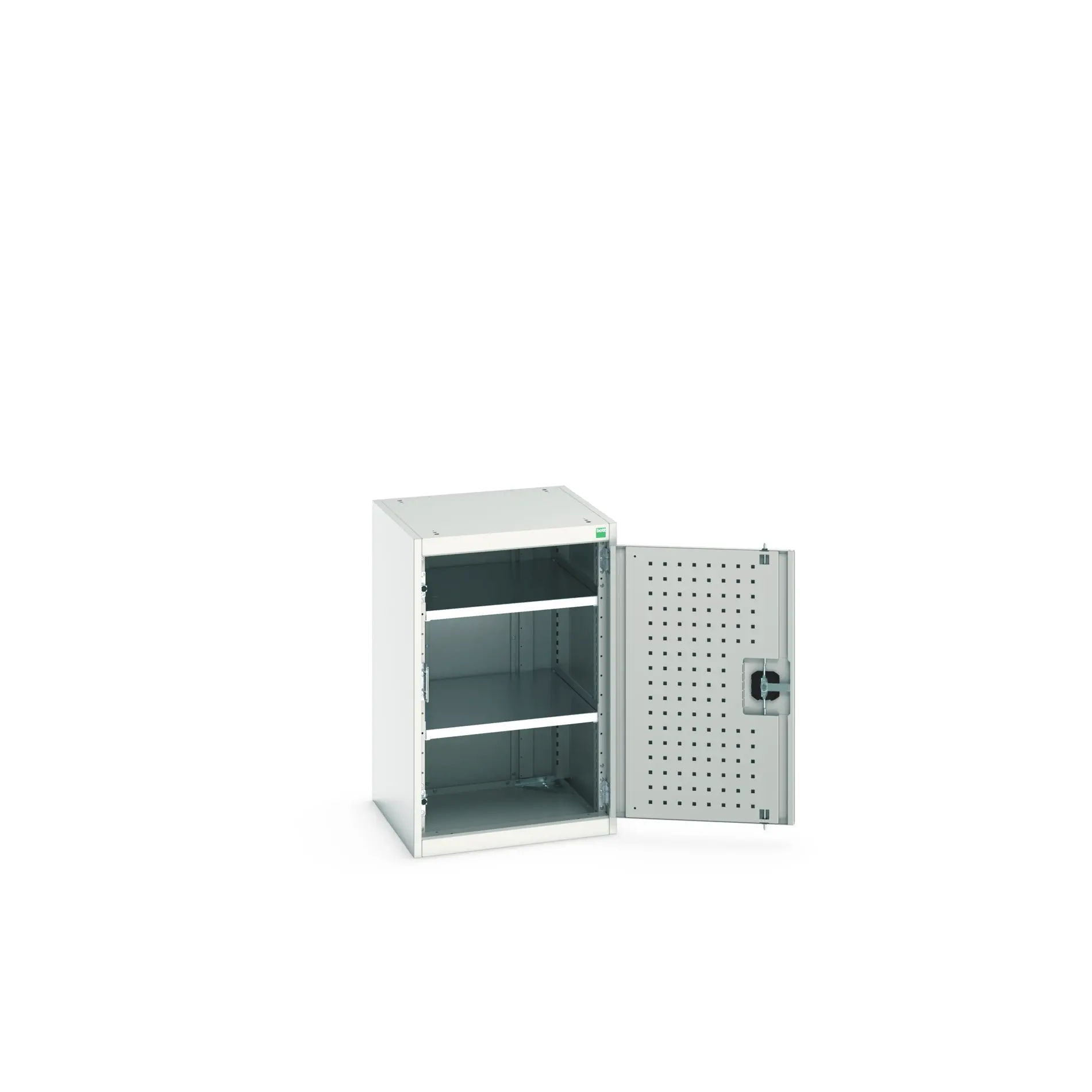 Produktfoto 1 von Bott Aufbewahrungsschrank Typ Regalschrank 1 Tür/en 2 Regal/e 800 mm 525 mm Ja 525 mm Stahlblech