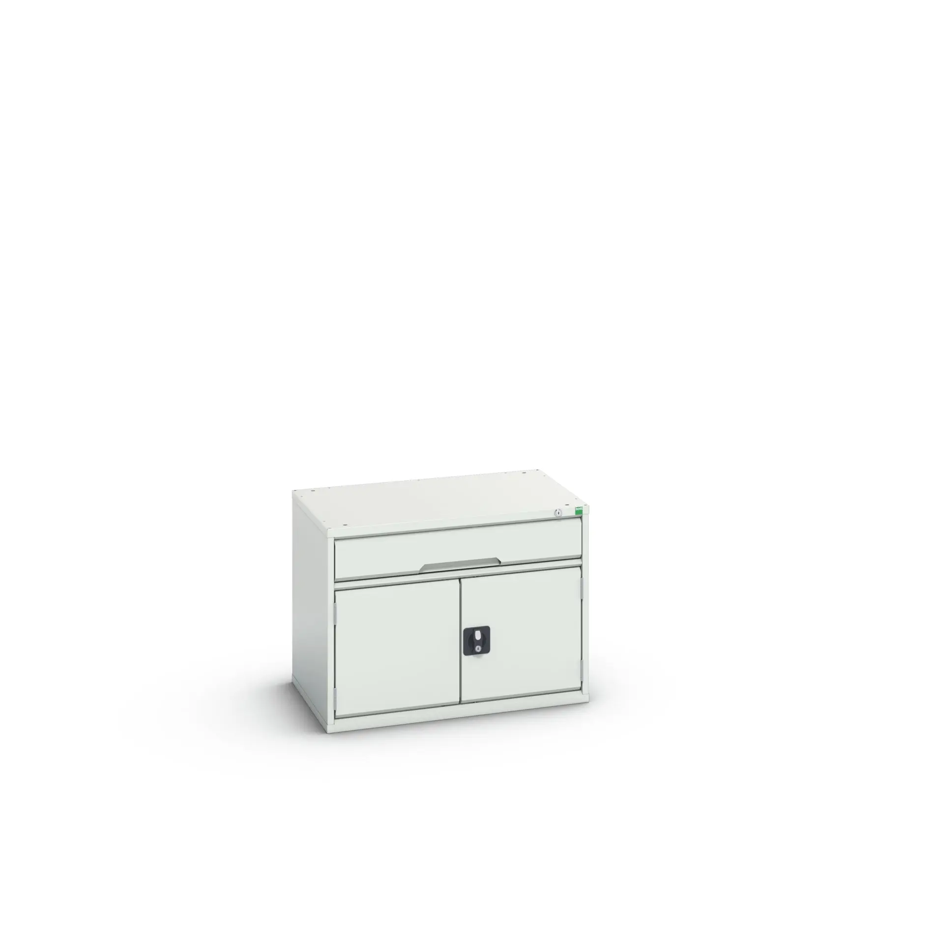 Produktfoto 1 von Bott 1 Stahl Schubladenbehälter Schrank Hellgrau, 600 mm x 800 mm x 550 mm