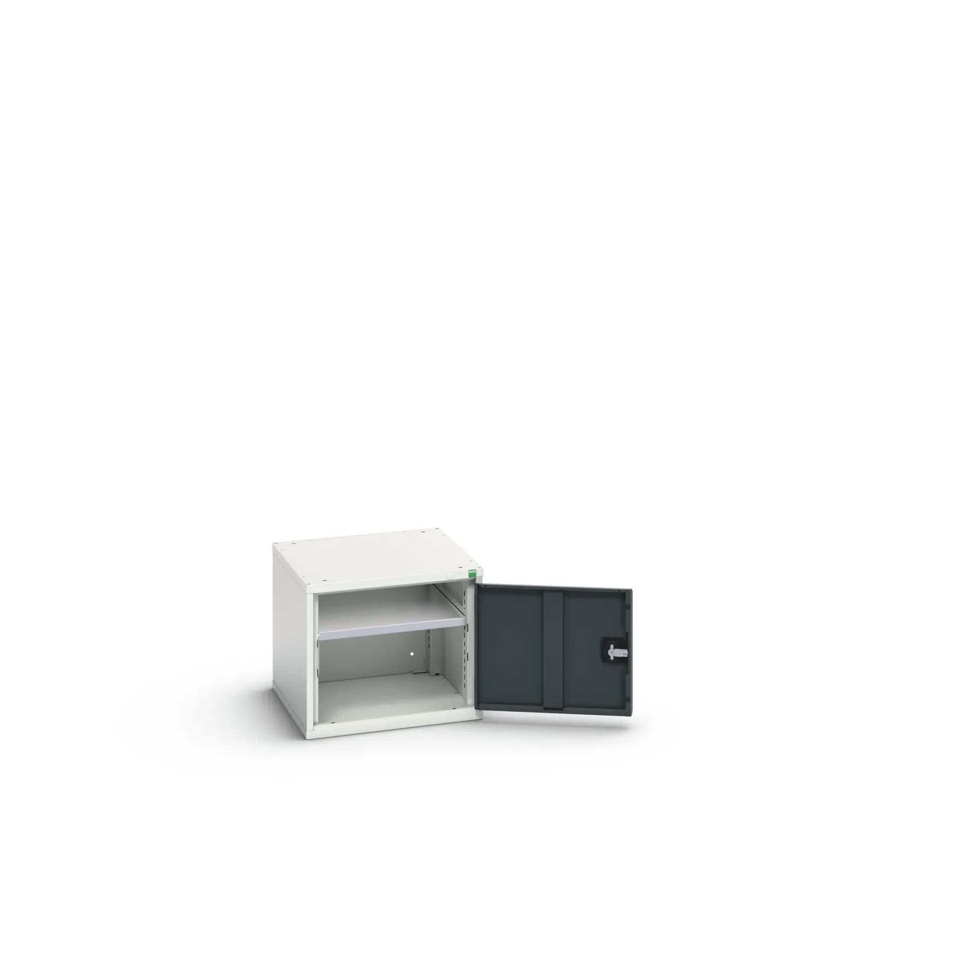 Produktfoto 1 von Bott Aufbewahrungsschrank Typ Regalschrank 1 Tür/en 1 Regal/e 45 mm 525 mm 550 mm Stahlblech