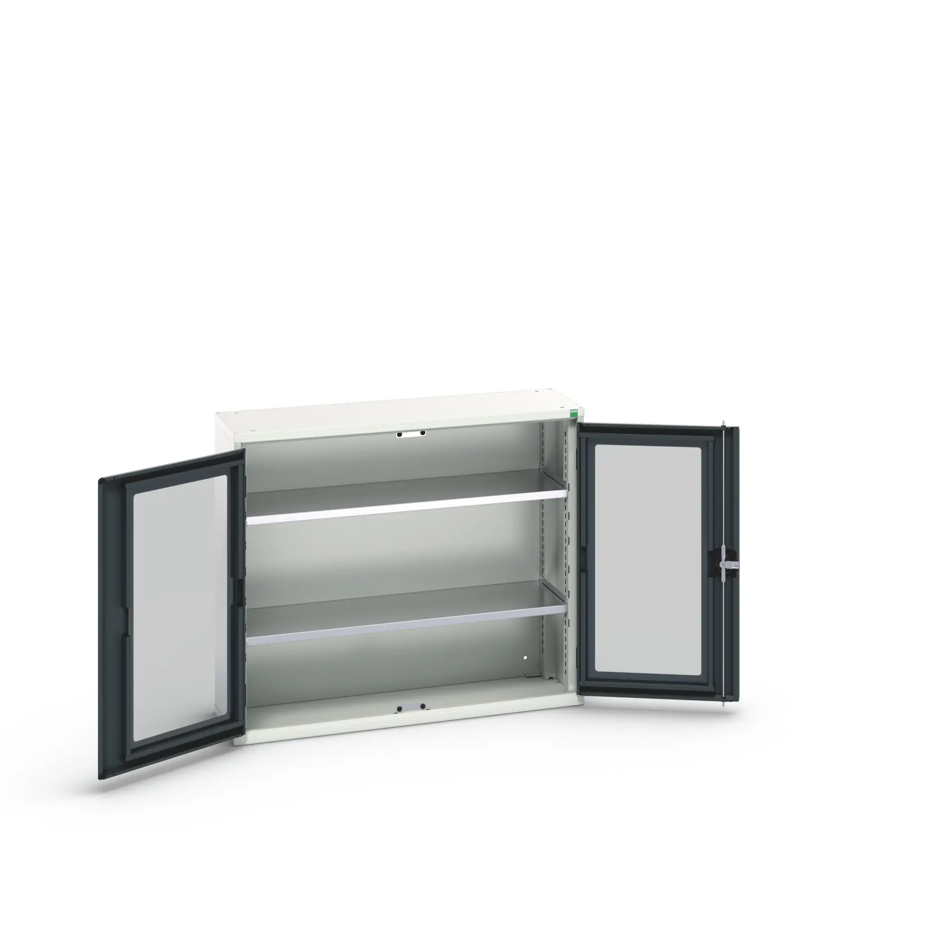 Produktfoto 1 von Bott Aufbewahrungsschrank Typ Regalschrank 2 Tür/en 2 Regal/e 900 mm 1050 mm 350 mm Stahlblech