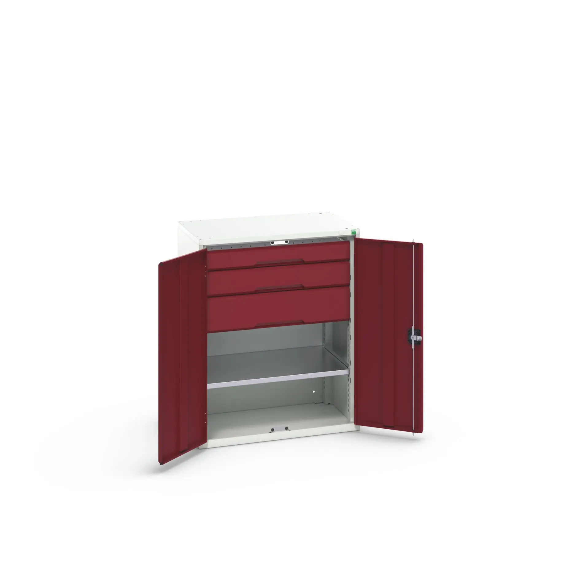 Produktfoto 1 von Bott Schrank Typ Bestückter Schrank 2 Tür/en 1 Regal/e 3 Schublade/n Stahlblech