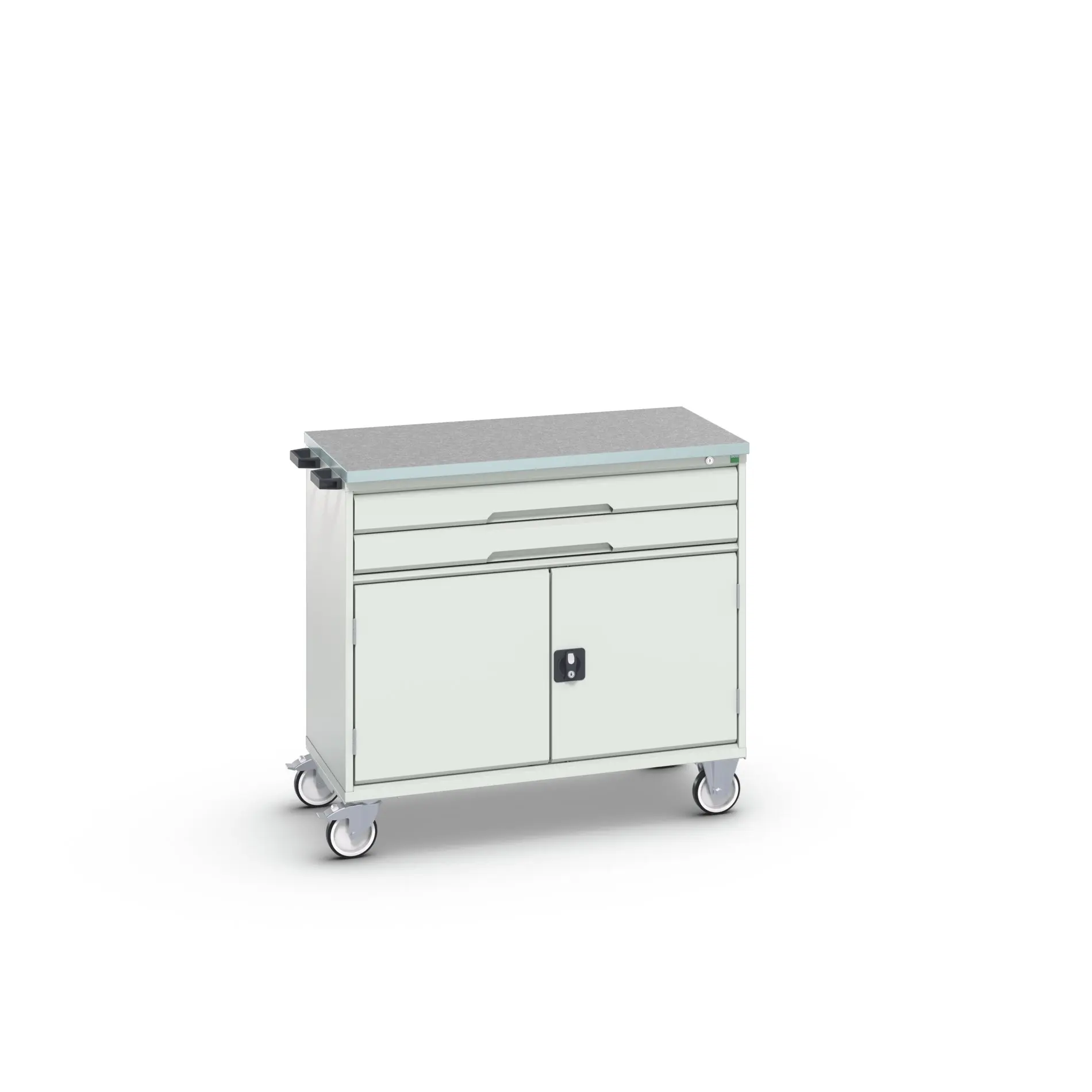 Produktfoto 1 von Bott Aufbewahrungsschrank Typ Beweglicher Schrank Freistehend 2 Tür/en 1 Regal/e 2 Schublade/n 980 mm 1050 mm Ja 600 mm