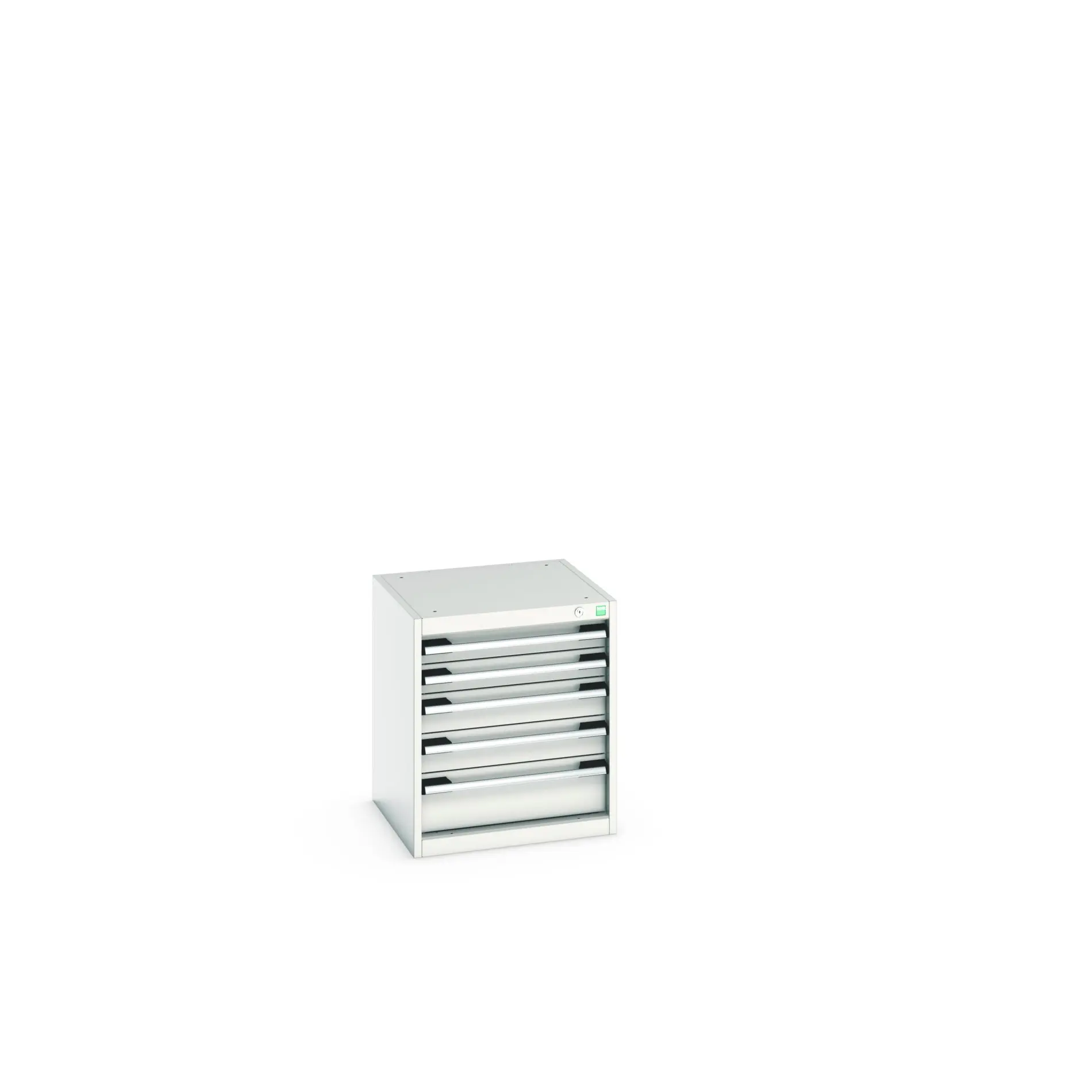 Produktfoto 1 von Bott 5 Stahl Schrank Hellgrau, 600 mm x 525mm x 525 mm