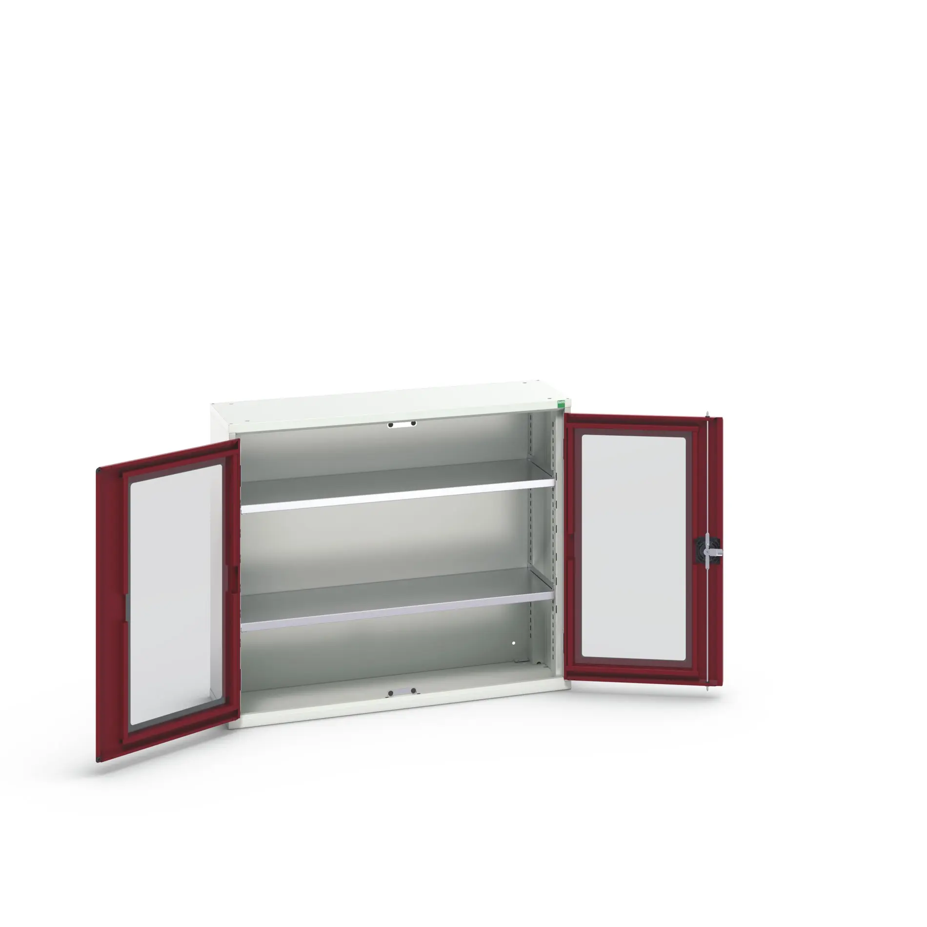 Produktfoto 1 von Bott Aufbewahrungsschrank Typ Regalschrank 2 Tür/en 2 Regal/e 900 mm 1050 mm 350 mm Stahlblech