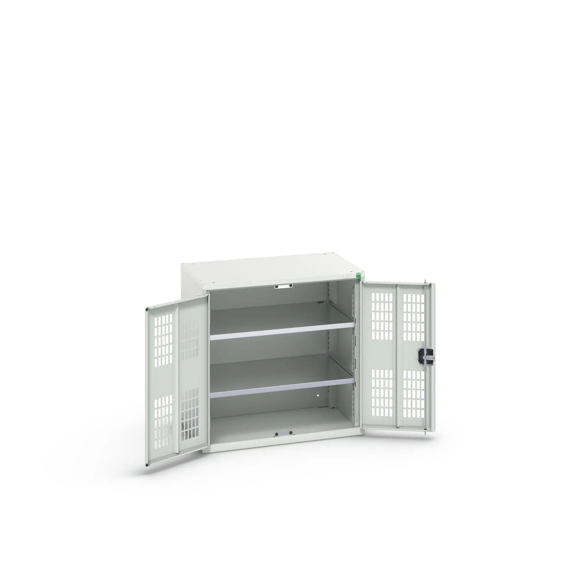 Produktfoto 1 von Bott Aufbewahrungsschrank Typ Regalschrank 2 Tür/en 2 Regal/e 800 mm 80 mm Ja 550 mm Stahlblech