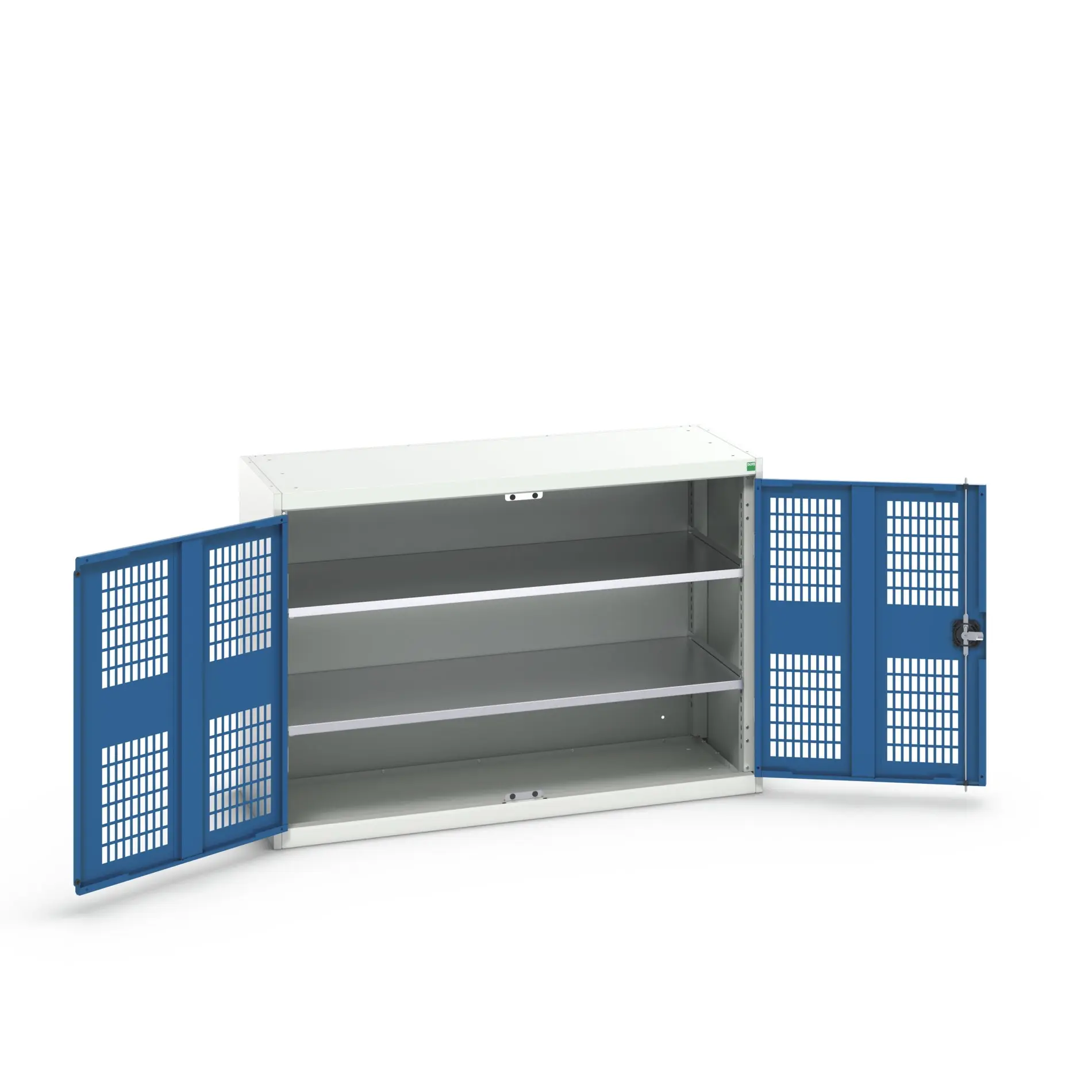 Produktfoto 1 von Bott Aufbewahrungsschrank Typ Regalschrank 2 Tür/en 2 Regal/e 900 mm 1300 mm Ja 550 mm Stahlblech