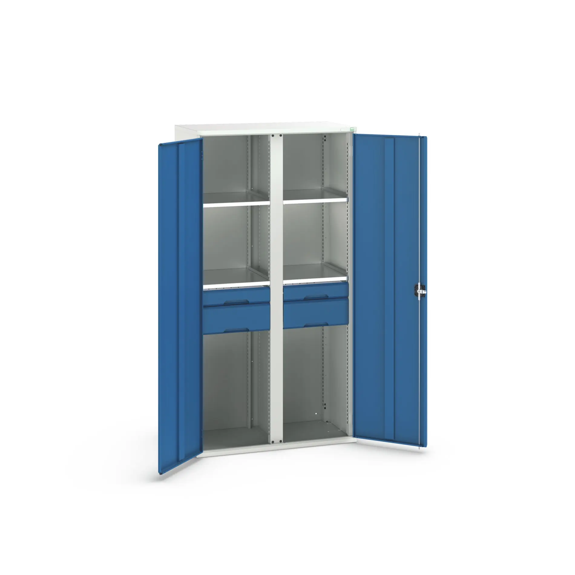 Produktfoto 1 von Bott Schrank Typ Bestückter Schrank 2 Tür/en 4 Regal/e 4 Schublade/n Stahlblech