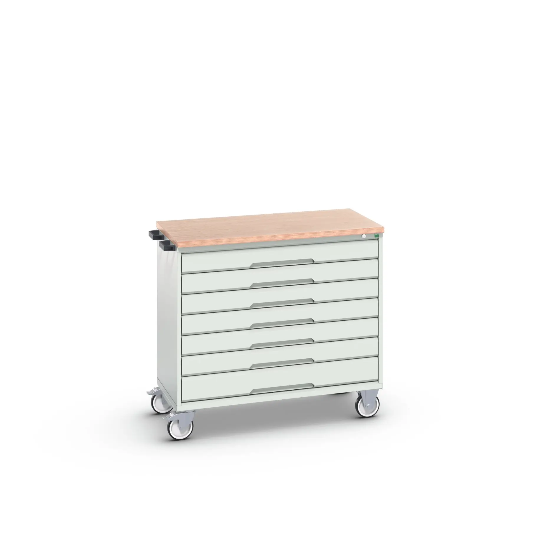 Produktfoto 1 von Bott Aufbewahrungsschrank Typ Beweglicher Schrank Freistehend 7 Schublade/n 980 mm 1050 mm Ja 600 mm mit Rädern
