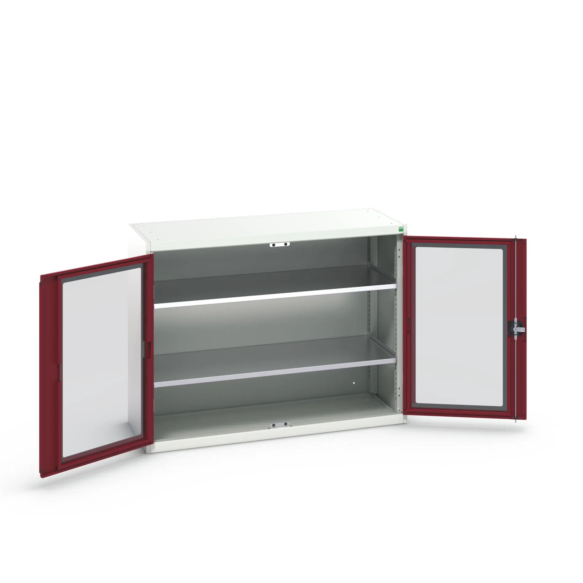 Produktfoto 1 von Bott Aufbewahrungsschrank Typ Regalschrank 2 Tür/en 2 Regal/e 1000 mm 1300 mm Ja 550 mm Stahlblech