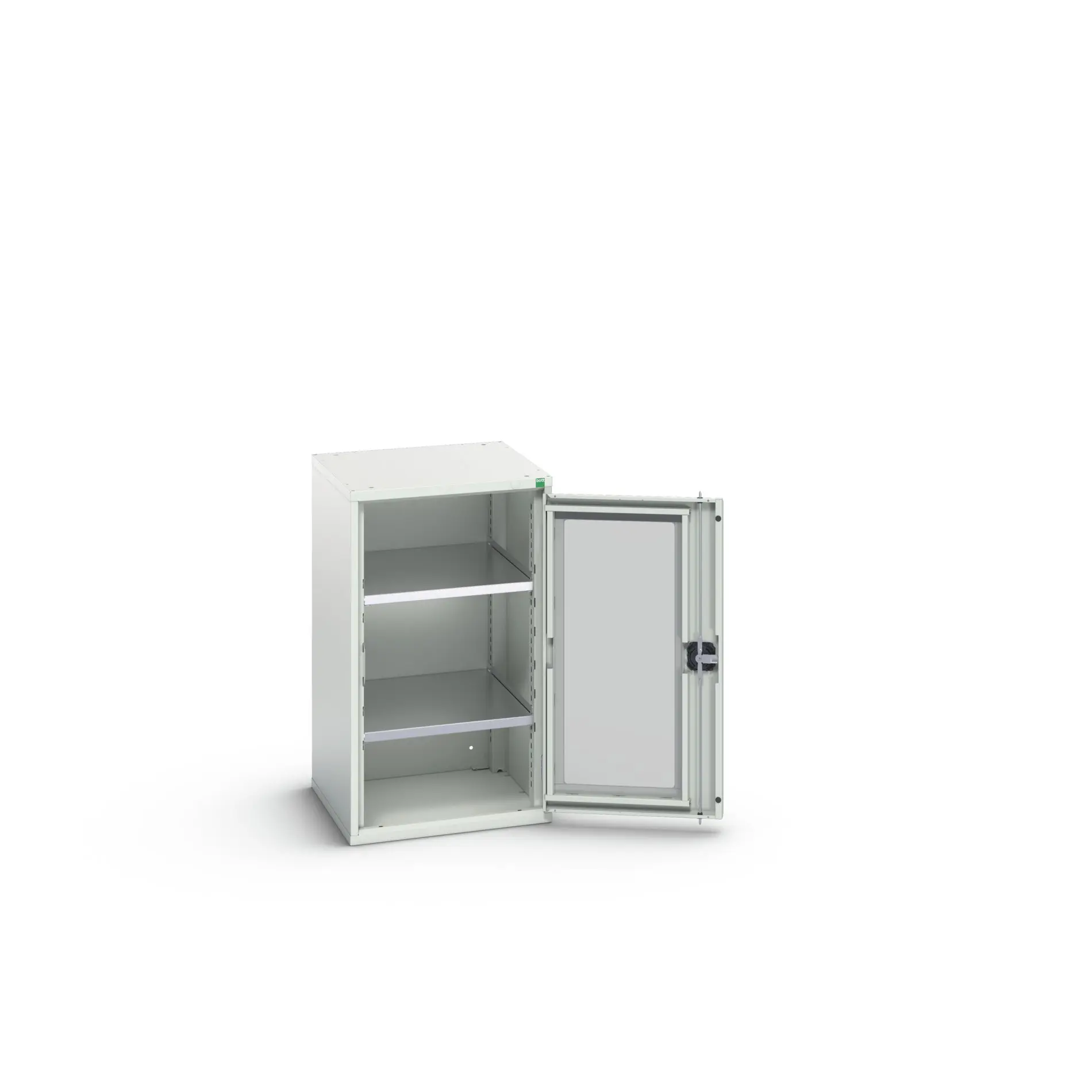 Produktfoto 1 von Bott Aufbewahrungsschrank Typ Regalschrank 1 Tür/en 2 Regal/e 900 mm 525 mm 550 mm Stahlblech