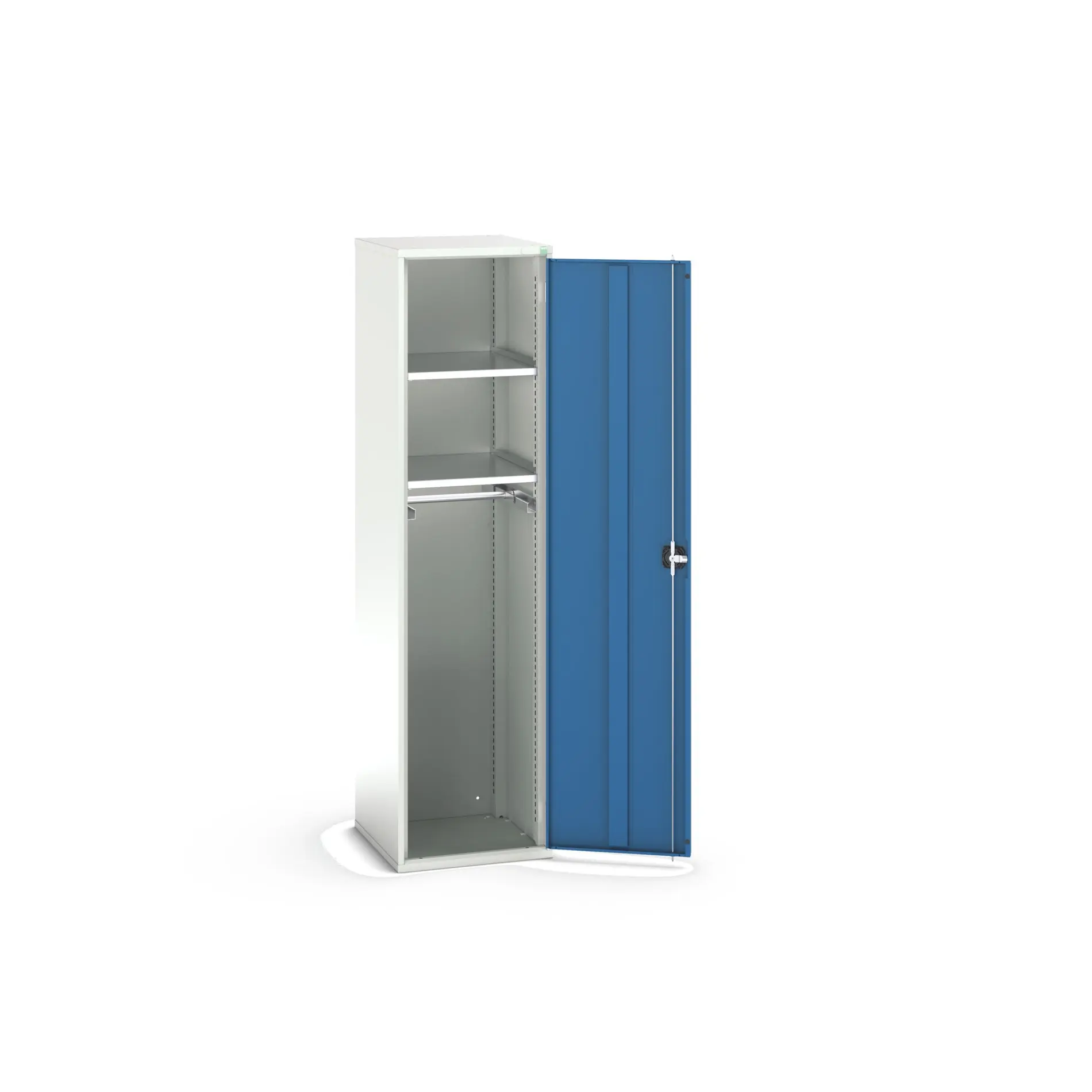 Produktfoto 1 von Bott Aufbewahrungsschrank Typ Bestückter Schrank 1 Tür/en 2 Regal/e 2000 mm 525 mm Ja 550 mm Stahlblech