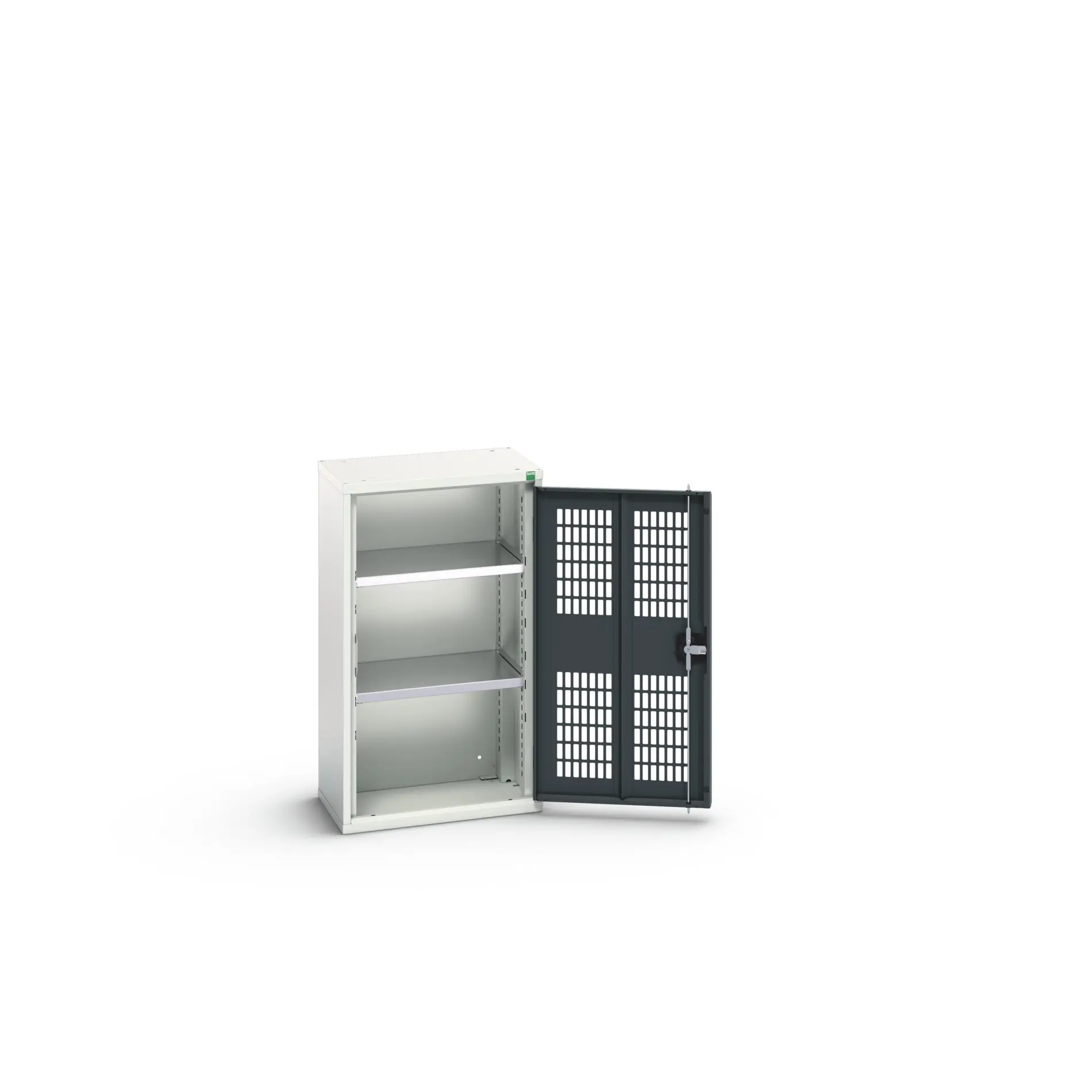 Produktfoto 1 von Bott Aufbewahrungsschrank Typ Regalschrank 1 Tür/en 2 Regal/e 900 mm 525 mm Ja 350 mm Stahlblech