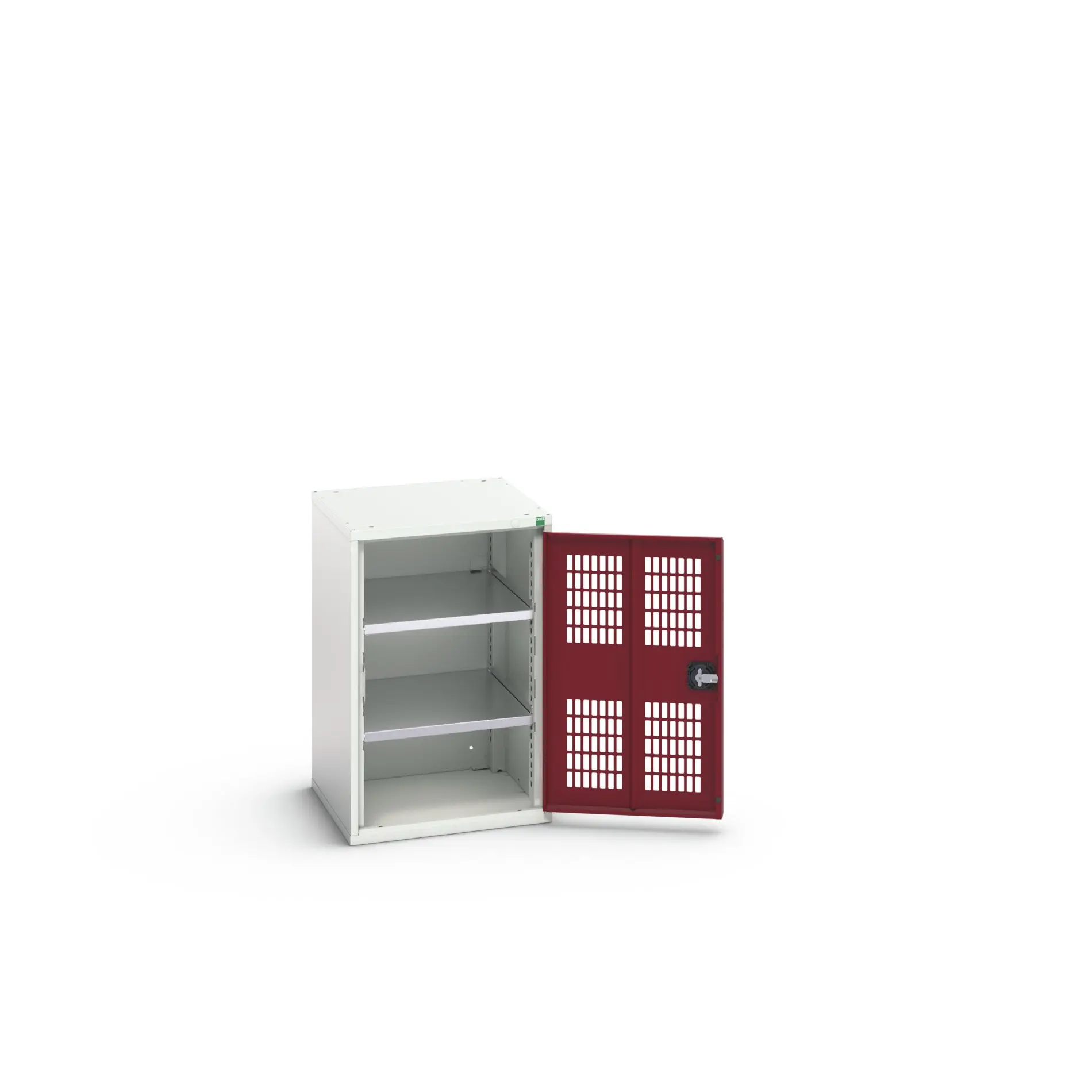 Produktfoto 1 von Bott Aufbewahrungsschrank Typ Regalschrank 1 Tür/en 2 Regal/e 800 mm 525 mm Ja 550 mm Stahlblech