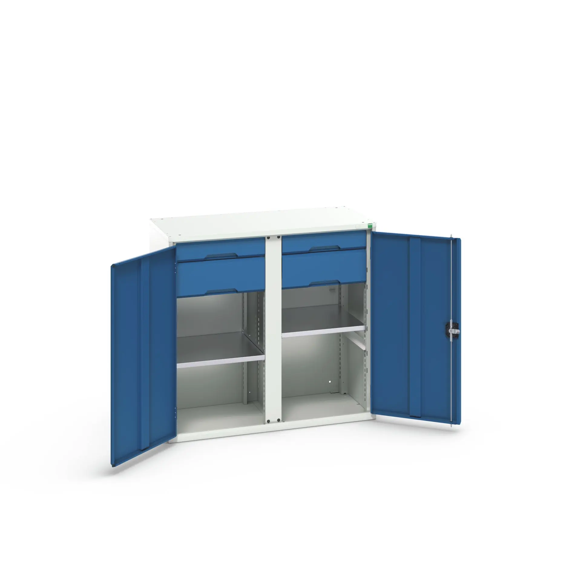 Produktfoto 1 von Bott Schrank Typ Bestückter Schrank Freistehend 2 Tür/en 2 Regal/e 4 Schublade/n 1000 mm 1050mm Abschließbar 550 mm
