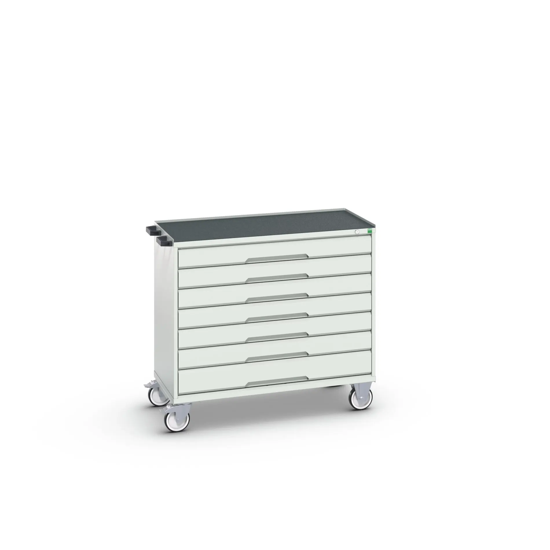 Produktfoto 1 von Bott Aufbewahrungsschrank Typ Beweglicher Schrank Freistehend 7 Schublade/n 965 mm 1050 mm Ja 550 mm mit Rädern